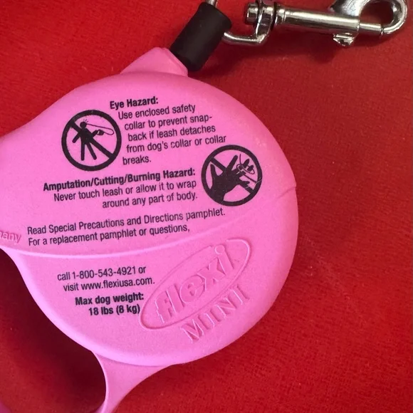 Flexi Mini Pink Dog Leash - Picture 4 of 5